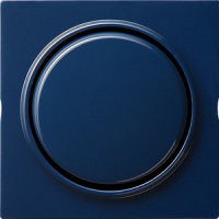 Переключатель 1-клавишный с самовозвратом Gira S-Color Синий