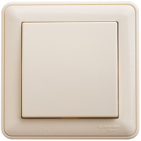 W59 AQUA 1-клавишный Переключатель, 10АХ, IP44, в сборе, слоновая кость Schneider Electric