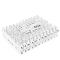 Колодка клеммная 16мм 30A полистирол белая 10шт EKF PROxima