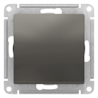 Переключатель 1-клавишный сх.6 10AX механизм Schneider Electric AtlasDesign Сталь
