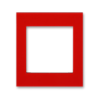 Сменная панель промежуточная на многопостовую рамку красный ABB Levit