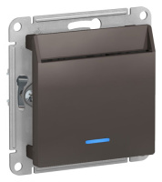 Выключатель карточный 10А без задержки времени механизм Schneider Electric AtlasDesign Мокко