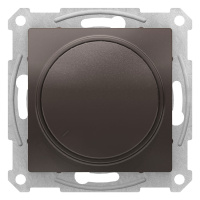 Светорегулятор (диммер) поворотно-нажимной 315Вт механизм Schneider Electric AtlasDesign Мокко