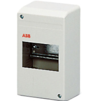 Бокс настенный 4М без двери серый ABB