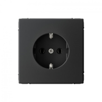 ARTGALLERY РОЗЕТКА с заземлением, 16А, механизм, КАРБОН