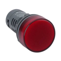 Systeme Electric Лампа сигнальная SB7 моноблочная 22мм красная LED 230В АС