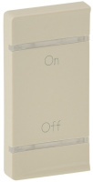 Клавиша с символом "On-Off" левая 1 мод Legrand Valena Life MyHome BUS/SCS Слоновая кость