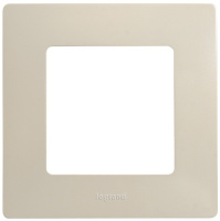 Рамка 1-постовая Legrand Etika Cлоновая кость