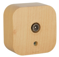 Розетка TV "звезда" IP20 Legrand Quteo Сосна