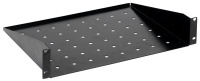 19" Полка консольная глубиной 550мм, 2U, черная ITK