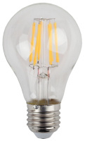Лампа светодиодная филаментная грушевидная E27 170-265В 7Вт 4000К ЭРА