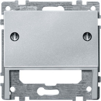 Накладка наклонная для телекоммуникационных устройств Merten System M Алюминий