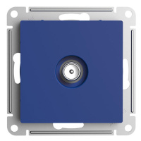 SE AtlasDesign TV Розетка оконечная Аквамаринин 1DB механизм