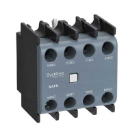 Systeme Electric Блок контактный доп. MC1G/E 4НЗ фронтальный монтаж