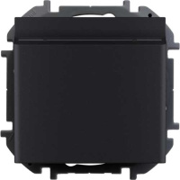 Переключатель карточный для скрытого монтажа, для гостиничных номеров, с подсветкой, 6 А, напряжение ~250В Legrand Inspiria Антрацит