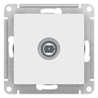 Розетка TV одиночная Schneider Electric AtlasDesign Белый