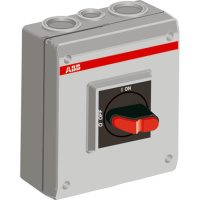 Рубильник в боксе OTP45B4M до 45A 4-полюсный, резьба 4хМ32+2хМ16 ABB