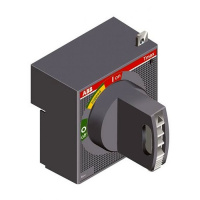 Рукоятка поворотная на дверь RHE_H_EM (только рукоятка аварийная) ABB Sace Tmax T1-T2-T3