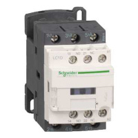 Контактор 380V 18A, 3НО / доп.конт. 1НО+1НЗ, катушка 220V~ 50/60Гц, винт.зажим Schneider Electric TeSys D