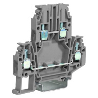 DBC.4/GR(Ex) Клемма проходная 4 кв.мм., 2 уровня, винт DKC