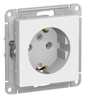 SE AtlasDesign Розетка с заземлением Лотос 16А механизм