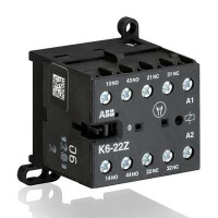Реле миниконтакторное 4P 2НО+2НЗ с катушкой AC ABB K6-22Z-03