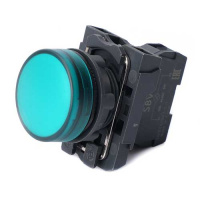 Systeme Electric Лампа сигнальная SB5 в сборе модульная 22 мм зеленая 24В DC