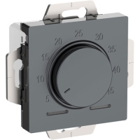 Термостат электронный теплого пола с датчиком от +5 до +45°C 10A Schneider Electric AtlasDesign Грифель