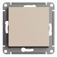 SE AtlasDesign Выключатель с самовозвратом Песочный сх.1 10АХ механизм
