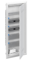 Шкаф мультимедийный с дверью с вентиляционными отверстиями и DIN-рейкой 5 рядов ABB UK650MV