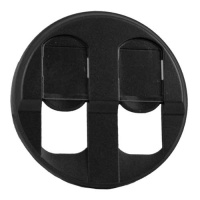 Накладка розетки RJ45 компьютерной двойной Legrand Celiane Графит