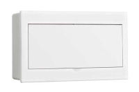 DEKraft Корпус пласт. навесной бел. дв. 1 ряд 13 мод. IP41 ЩРН-П