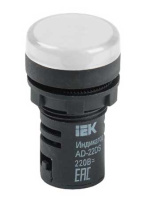 Лампа AD16DS (LED) матрица d16мм белый 230В AC IEK