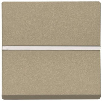 Переключатель 1-клавишный 2 мод ABB NIE Zenit Шампань N2202 CV