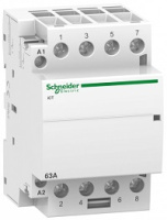 Контактор модульный 63A 230…240V 50Гц 4НО Schneider Electric Acti 9 iCT