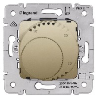 Термостат c LED-индикатором НЗ-контакт 5A cos φ=1 / 2A cos φ=0,6 Legrand Galea Life Титан