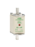 Предохранитель OFAF00aM100 100A тип аМ размер00, до 500В ABB