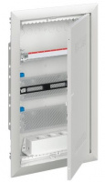Шкаф мультимедийный с дверью с радиопрозрачной вставкой 3 ряда ABB UK636MW