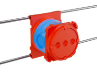 Универсальная установочная коробка для заливки в бетон, 90х71x74мм DKC