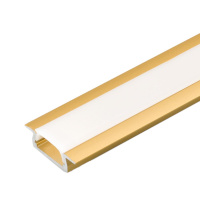 Профиль MIC-F-2000 ANOD Gold Light с фланцем Arlight