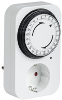IEK РТМ-2 Розетка-таймер мех инд 15мин 24ч 96on/off 16А IP20 