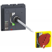 Рукоятка поворотная выносная красно-желтая Schneider Electric Compact/VigiCompact NSX400-630