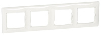 Рамка 4-постовая горизонтальная Legrand Valena Белый