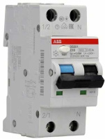 ABB Дифавтомат DS201 1P+N 16A (C) 6кА типA 30mA