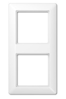 Рамка ударопрочная 2-постовая Jung AS 500 Белый