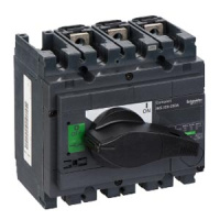 Выключатель-разъединитель, монтаж на плате 3P / с чёрной рукояткой Schneder Electrc Interpact NS250-200A