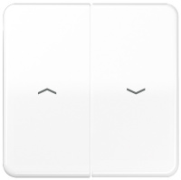 Клавиша ударопрочная 2-ая жалюзийная Jung Белый