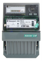 Счетчик 3Ф 1T min 5A/max 60A 3x230/400V класс 1 Меркурий 230AM-01