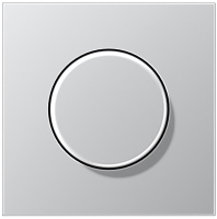 Накладка светорегулятора поворотного Jung Алюминий