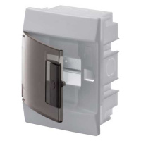 Бокс встраиваемый Mistral41 4М прозрачная дверь (c клемм) ABB 152x202x108 белый